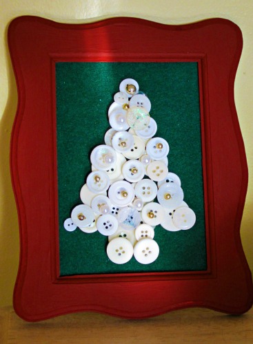 Christmas Button Tree
