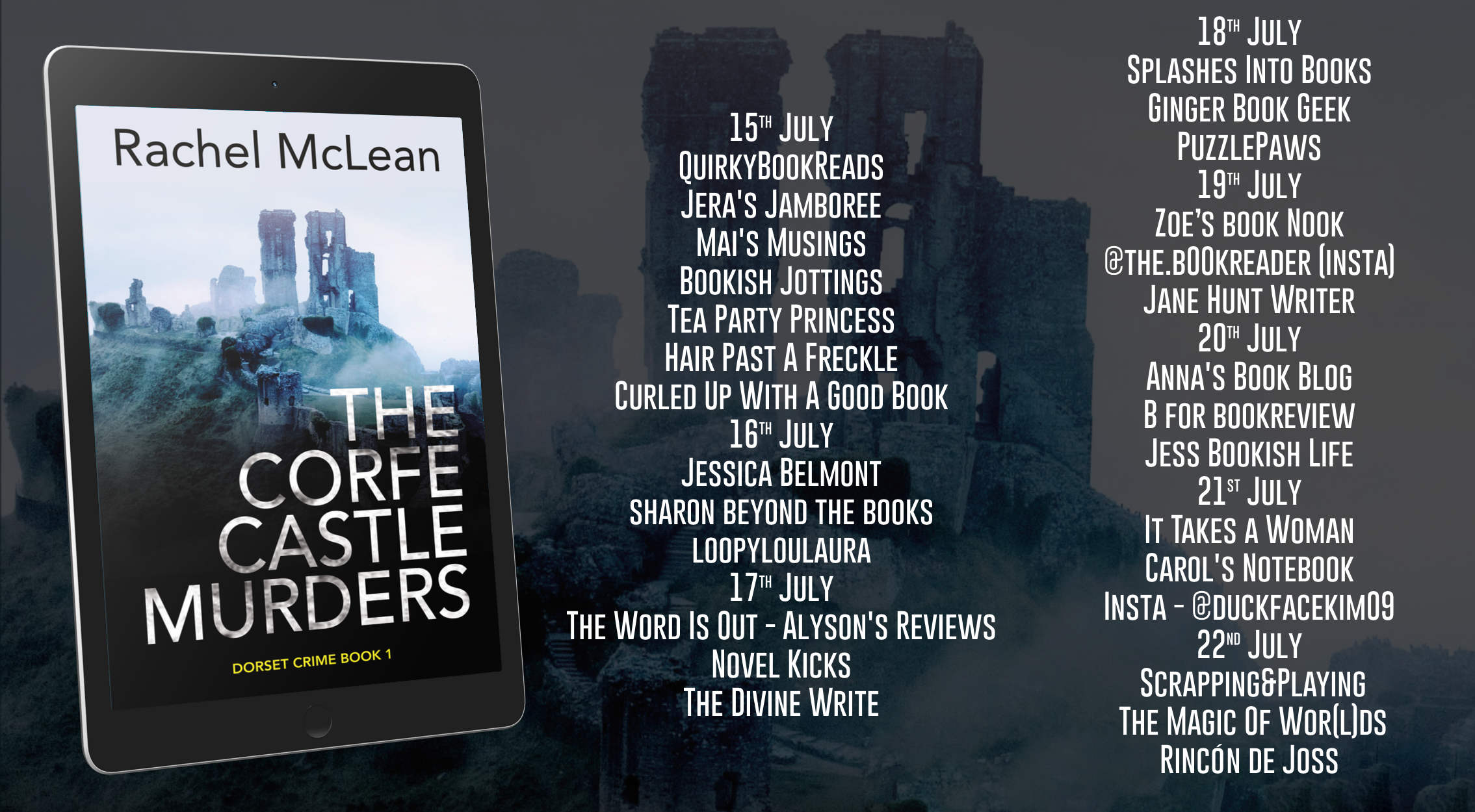The Corfe Castle Murders by Rachel McLean