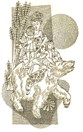 Illustration by Enrico Arno for similar story, "Whitebear Whittington" 1966